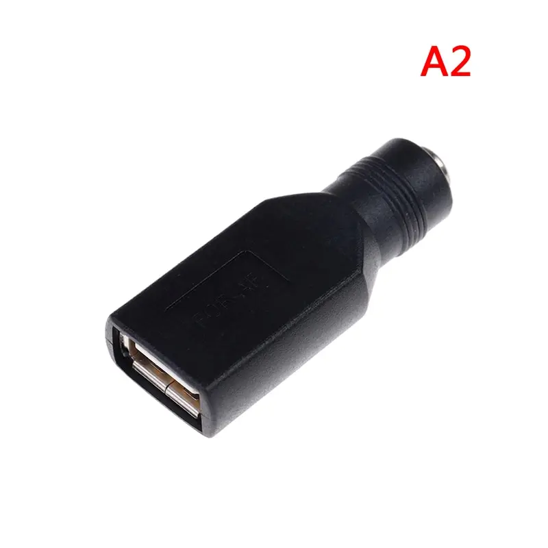 

Female Jack To USB 2.0 Male Plug / Female Jack 5V DC Power Plugs Connector Adapter Laptop 5.5x2.1mm