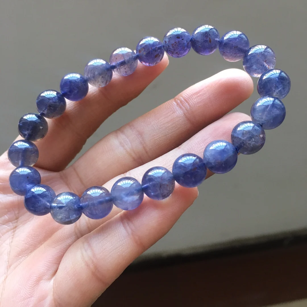 

Natural Crystal Bracelet Beaded Chain Jewelry 5pcs/Lot Wholesale Strawberry Pattern Bluestone Pulseiras Feminina Armband