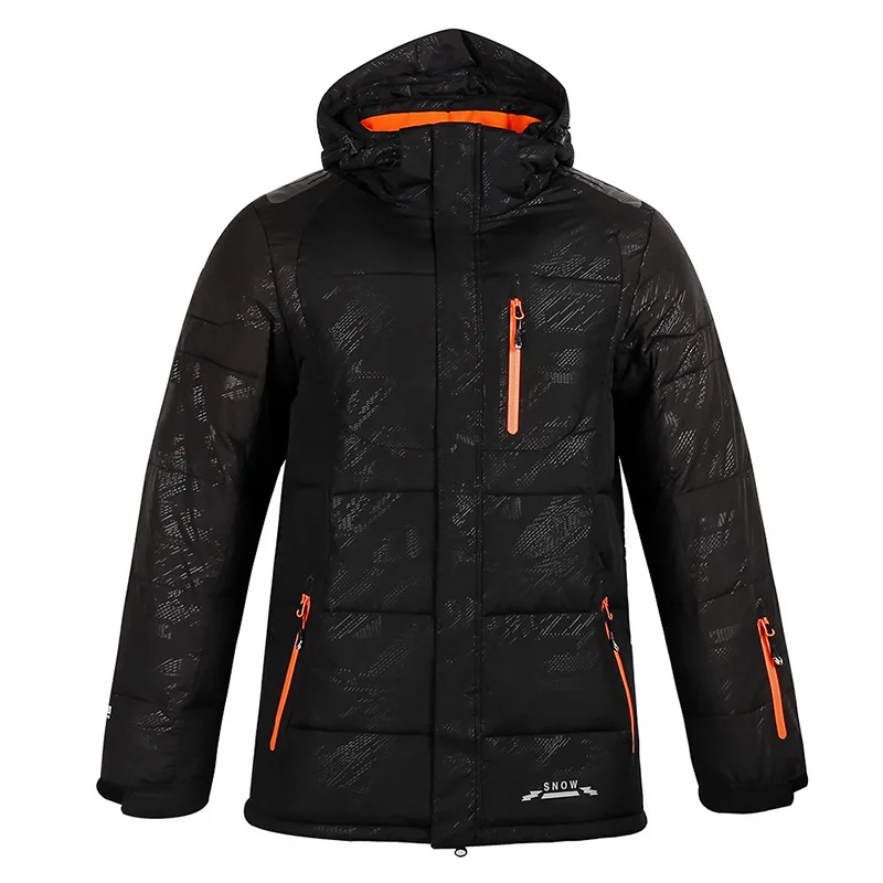 Мужские лыжные куртки зимние теплые водонепроницаемые ветрозащитные для