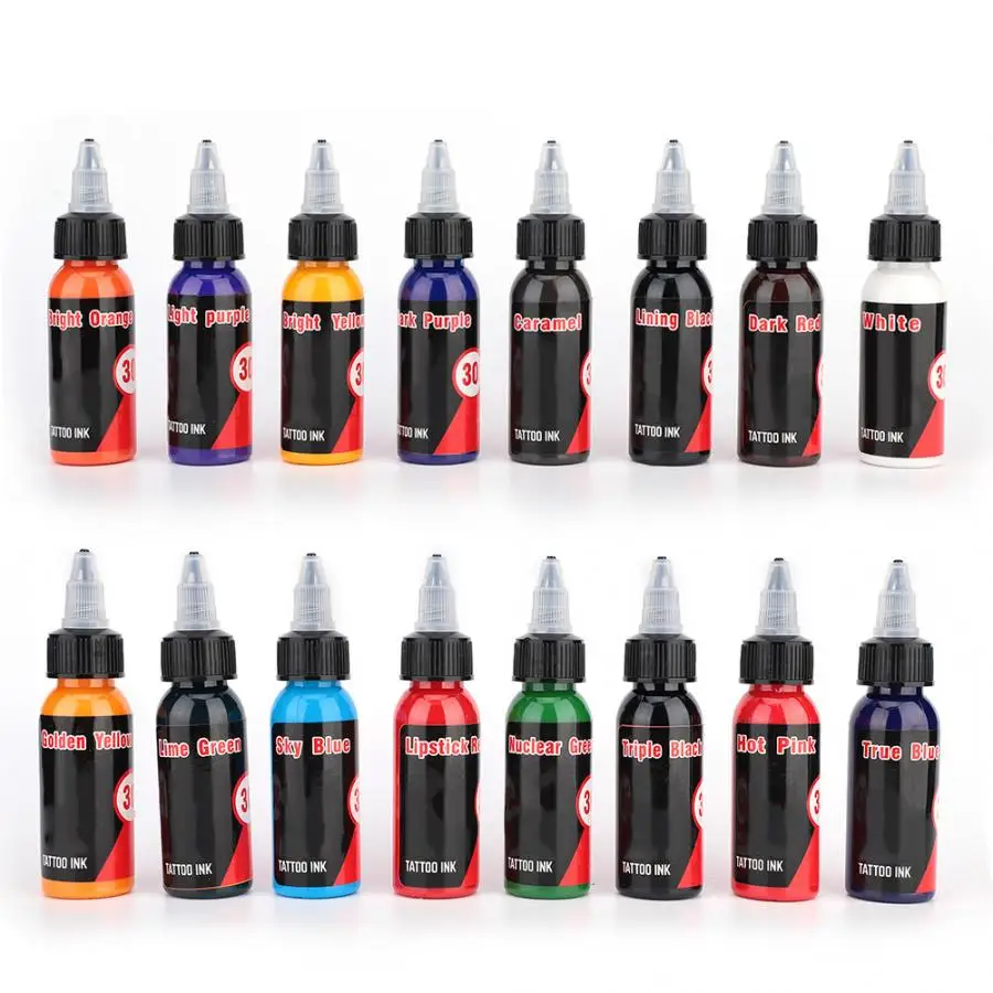 30 мл чернила для татуировки пигмент боди арта полуперманентный краска макияжа