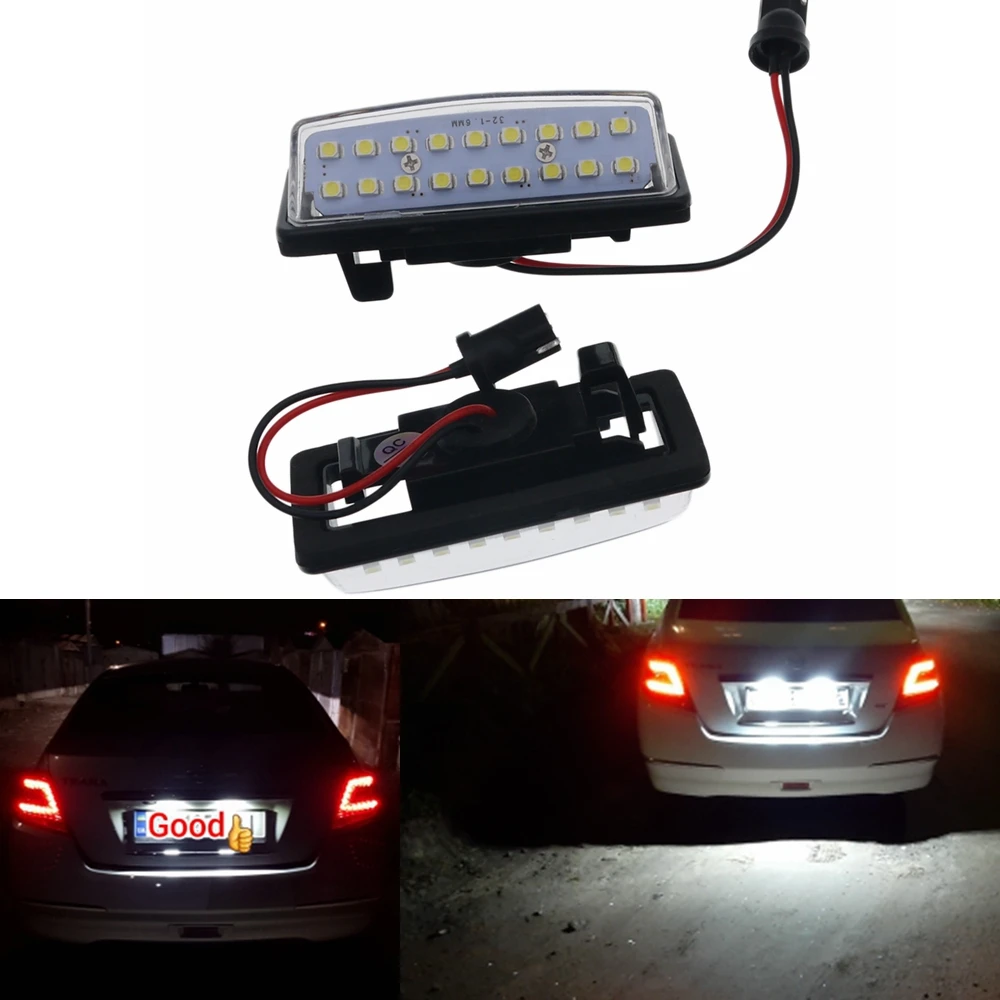 2 шт. 18LED номерной знак лампа светильник для Nissan TEANA J31 J32 Maxima Cefiro Altima Rogue Sentra Мурано