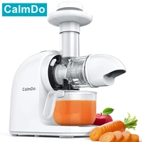 calmdo slow masticating juicer cold press high yield 9 segment spiral 2 speed modes juicer machines for vegetables and fruits