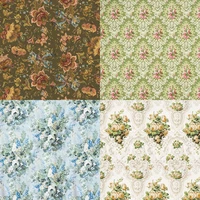 6x6 vintage flowers patterned paper pad for diy scrapbooking paper pack handmade paper craft background pad card