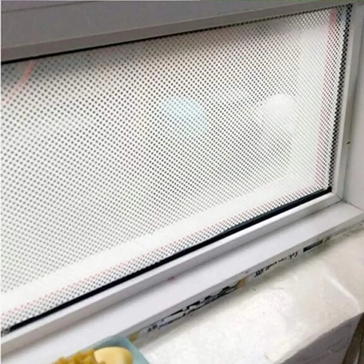 Сетчатая оконная пленка YaJing Конфиденциальная витражная самоклеящаяся Виниловая