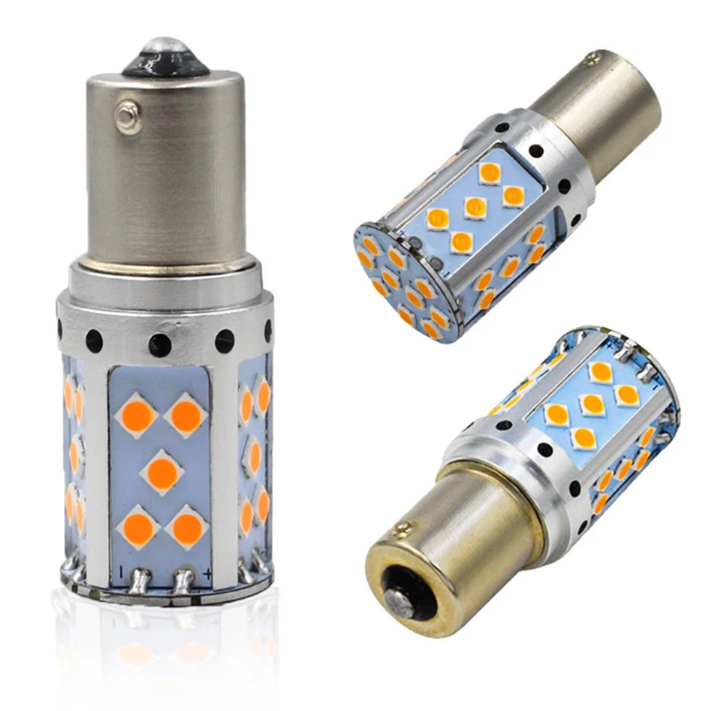 1156 1157 P21W BA15S PY21W BAU15S 7440 7443 3030 35 SMD ошибок светодиодный Canbus автомобиля поворотными лампами, 12-24V DC нет Hyper флэш-памяти