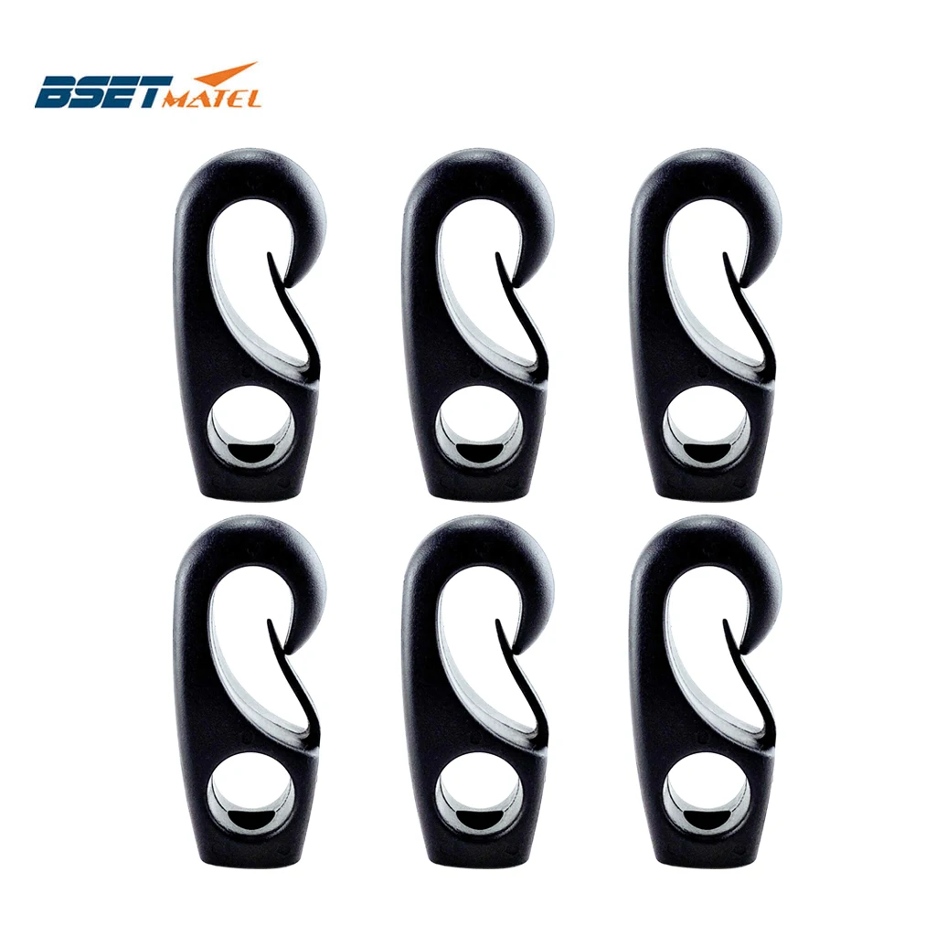 6x аксессуары для парусных зажимов рандомная пластиковая стяжка каноэ рафтинга