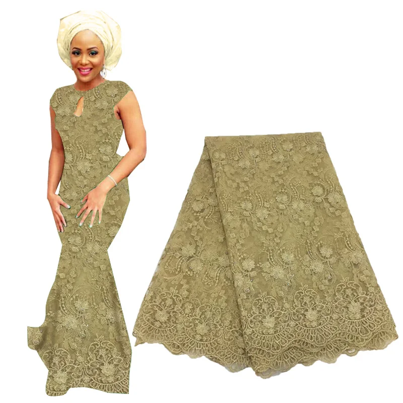 

Высокое качество 2019 африканская кружевная ткань швейцарская вуаль кружево с камнями голубой французский Тюль кружевная ткань для свадебны...