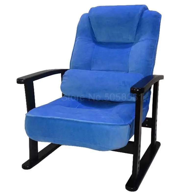 Ленивый диван для гостиной одинарный отдыха направляющие из массива дерева