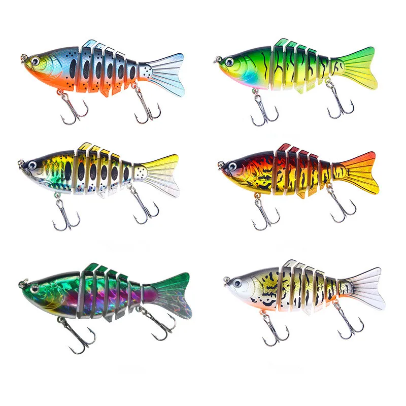 

Luya Bait Multi-seven-section bait 15.6g/10cm section colorful hard bait simulation fake bait artificial bait fishing gear