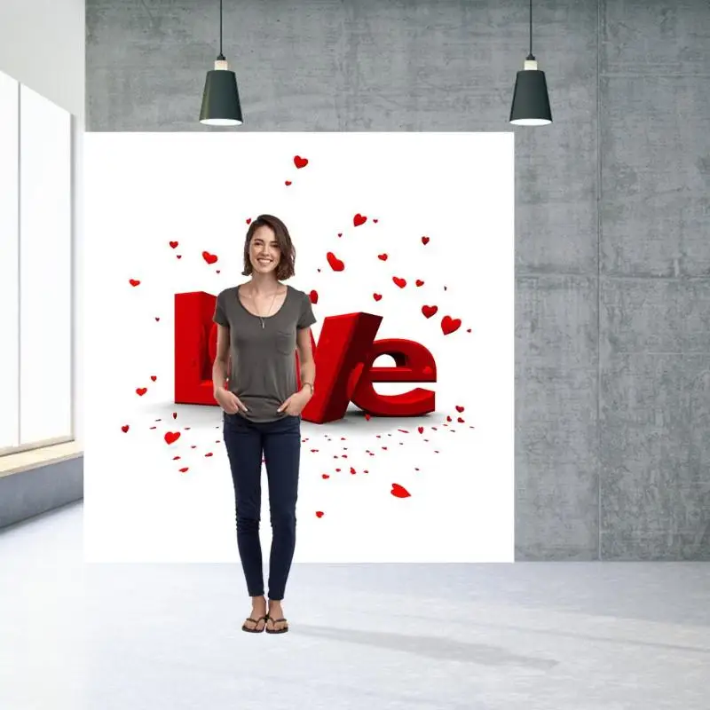 Фон любовь тематический фон для фотосъемки фоновая ткань реквизит фото Декор