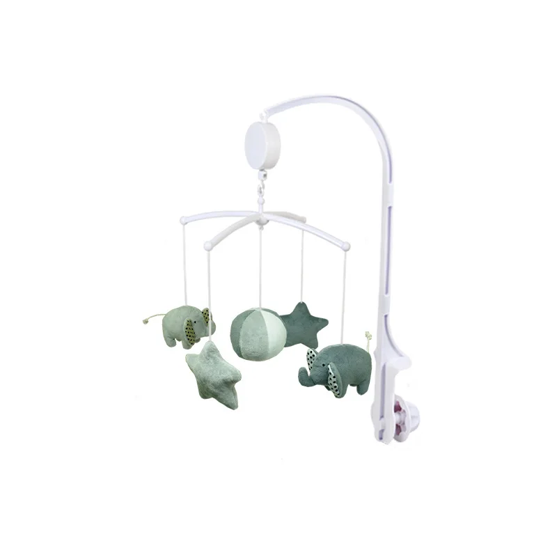 Детские мобильные погремушки на кроватку держатель для игрушек вращающийся