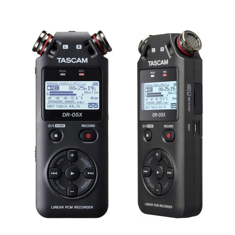 

Original Tascam DR-05X upgraded version DR-05 Professional Voice Recorder Mini USB Digital Recording Pen