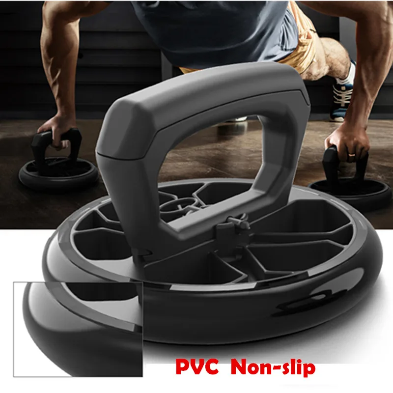 

3 In 1 Ab Roller Combination for Home Fitness with Two Wheels and Kneeling Pads and Fitness Equipment for Men and Women Exercise