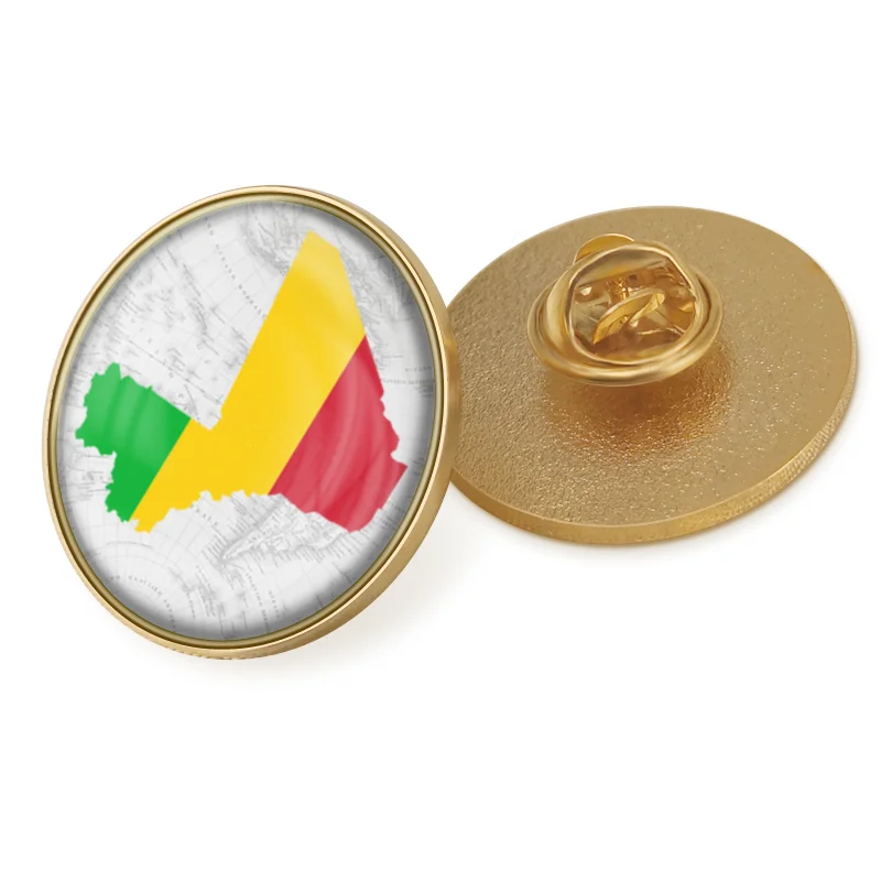 Герб Мали малияны флаг Национальная эмблема брошь значки нагрудные знаки |
