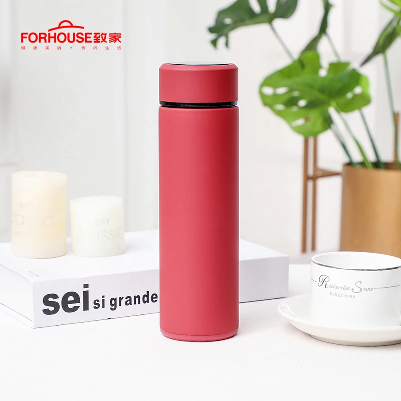 304 бутылка для воды из нержавеющей стали с вакуумной изоляцией термос умный