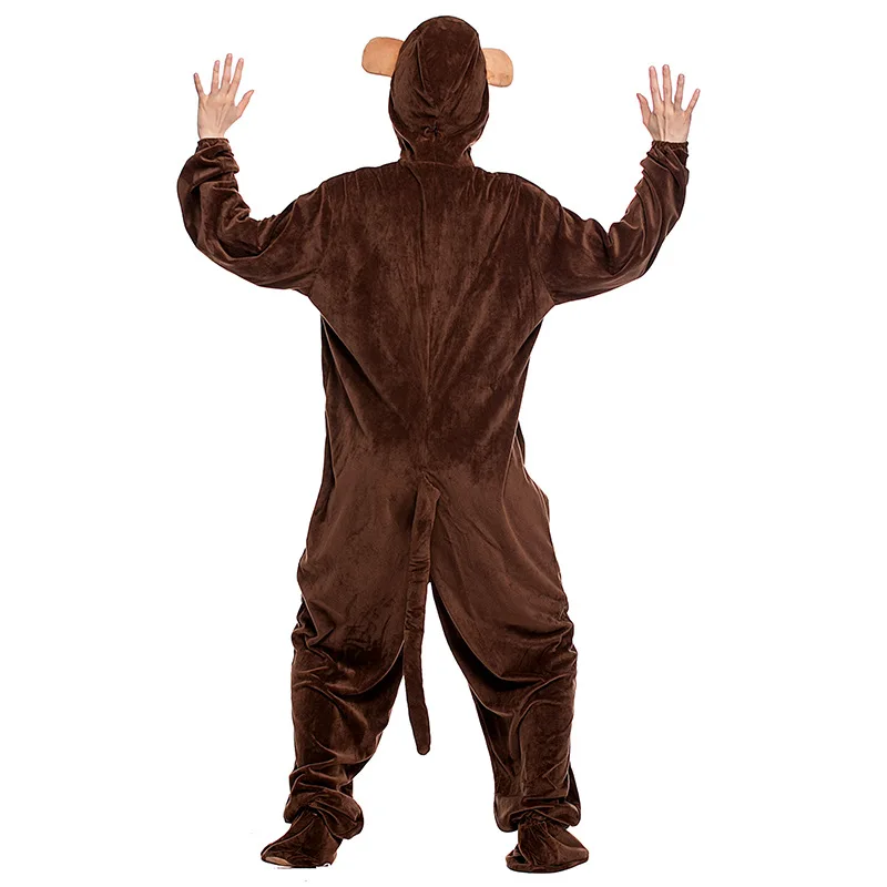 

SLADUO New Halloween Children's Day Dress Up Costumes Adult Children's Animals Cute Monkey Show Dress Up Costumes