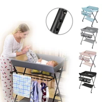 foldable style baby infant newborn changing table mobile nursery diaper station for baby under 3 years baby care supplies hwc