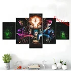 5 шт. Arcane Jinx Vi League Of Legends ТВ плакаты и принты настенное искусство холст картины для скандинавской гостиной домашний Декор подарок