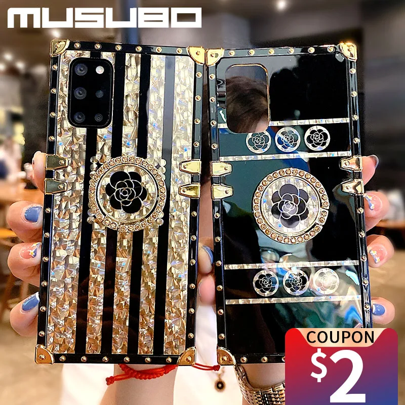 Квадратный чехол MUSUBO 3D для Samsung Galaxy A71 a51 A10S A20 A30 S A50 S8 S9 S10 S20 Ultra Note10 9 8 Plus мягкая