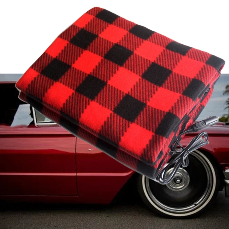 

12V Car Heating Plush Seat Cover Cushion Electric Blanket
