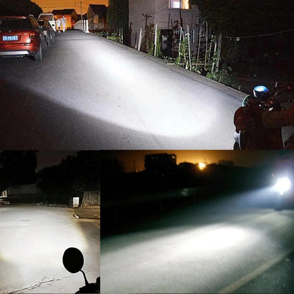 1PC P15D H4 BA20D Led Motorcycle Headlight Bulb P15d 3030LED Scooter Light Lamp Moto Accessories 6000K Ba20d COB |