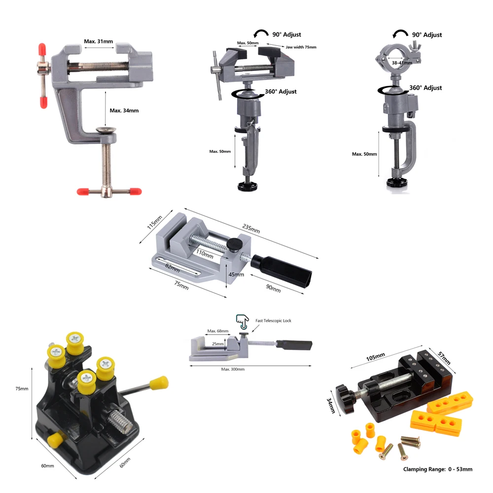 

Pinkman маленькие любительские тиски шьют Рабочий стол скамья дрель механические тиски слесарь верстак Мини инструмент тиски координата фрез...