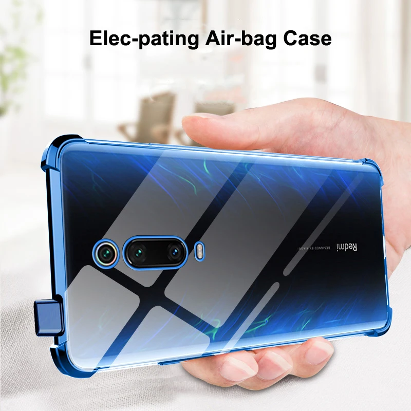 Для Xiaomi Redmi K20 Pro Mi 9 9T Note 8 7 CC9 CC9E A3 Lite чехол с покрытием Подушка безопасности