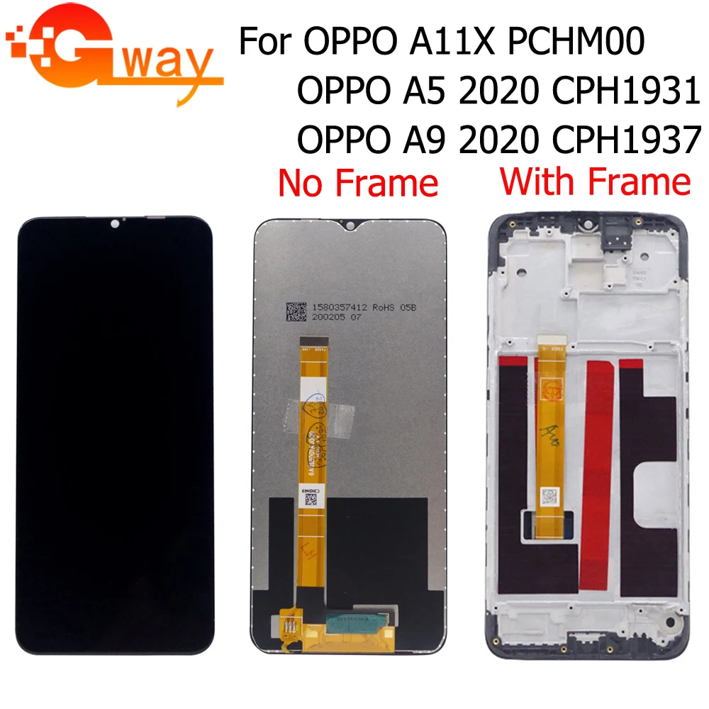 Для Oppo A31 2020 CPH2015 ЖК-дисплей Oppo A8 2019 PDBM00 ЖК-дисплей для замены ЖК-дисплея с рамкой