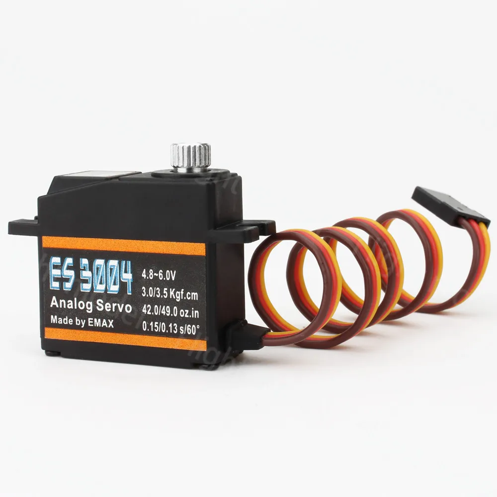 1 шт. Emax RC сервопривод 17g металлическая шестерня Аналоговый ES3004 для