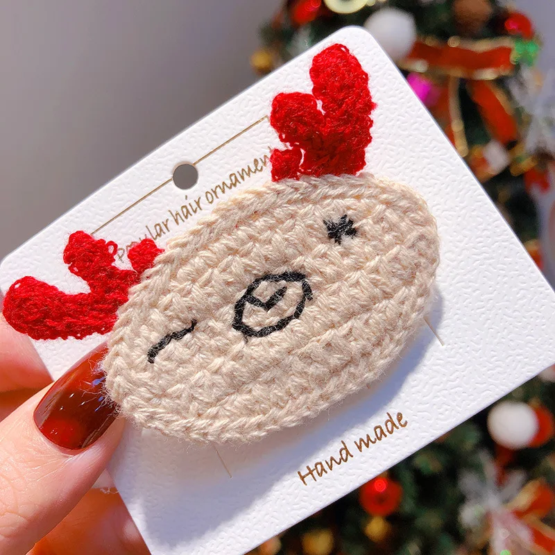 Девочки лося ребенок родитель утконоса клип головной убор заколки для волос