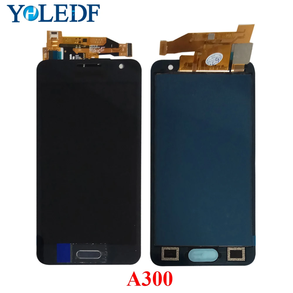 A300 LCD Tela для Samsung Galaxy A3 2015 A300H A300F A300M A300X телефон ЖК дисплей сенсорный экран