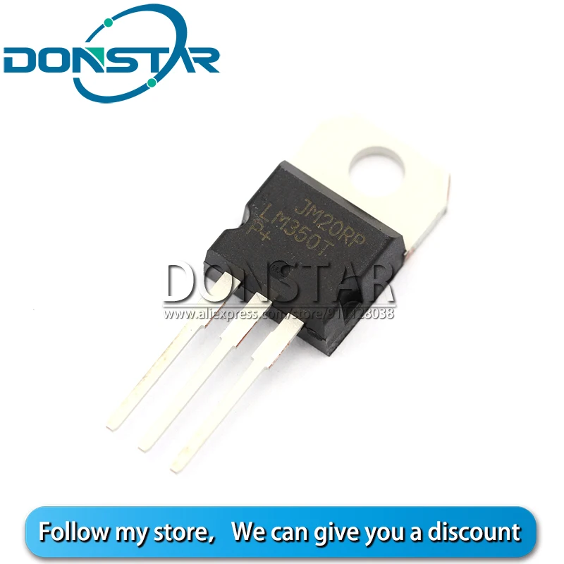10PCS LM350T LM350 TO220 350T 350 TO-220 Voltage Regulator IC on - Десять штук LM350T LM350 TO220 350T 350 TO-220 Импульсный стабилизатор напряжения IC.