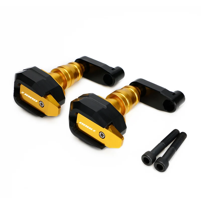 gold Мото рамка Слайдеры для Kawasaki Z1000 Z 1000 17 18 защита двигателя защита аксессуары для мотоциклов - Цвет: gold