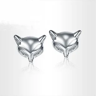 REETI 925 sterling silver fox Stud Earrings for Women Elegant Wedding Jewelry pendientes mujer moda 2019 Brincos