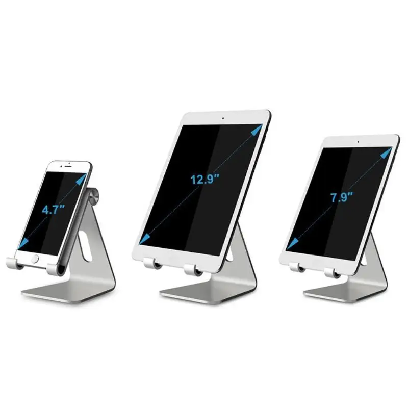 Tablet Stand Adjustable Mult-Angle Desktop Bracket Aluminum Alloy Holder Dock Cradle For iPad 2018 Pro/iPhone Xs/Samsung | Автомобили и