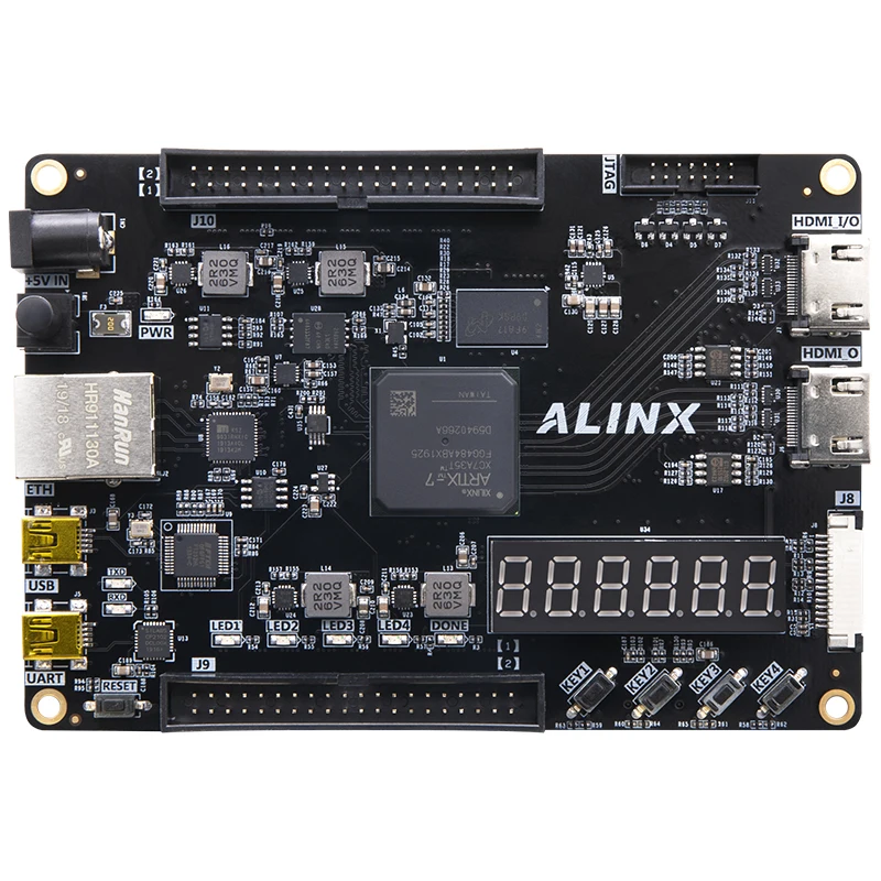 ALINX XILINX FPGA черная Золотая плата разработки ArtiX 7 A7 XC7A35 с видеообучающим