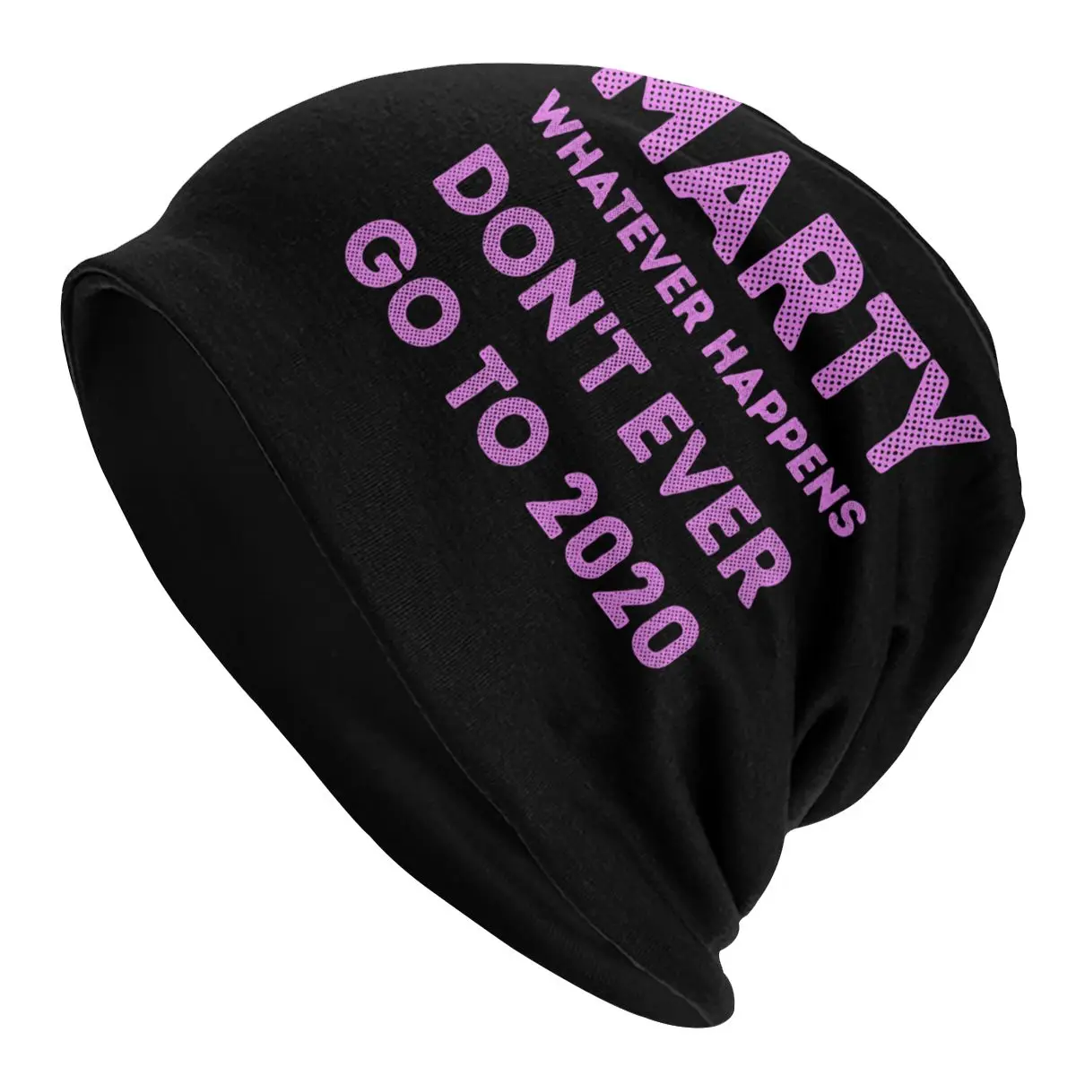 

Whatever Happens Don't Ever Go To 2020 Cap Back Goth Autumn Winter Ski Skullies Beanies Hats Men Women Warm Bonnet Knit Hat