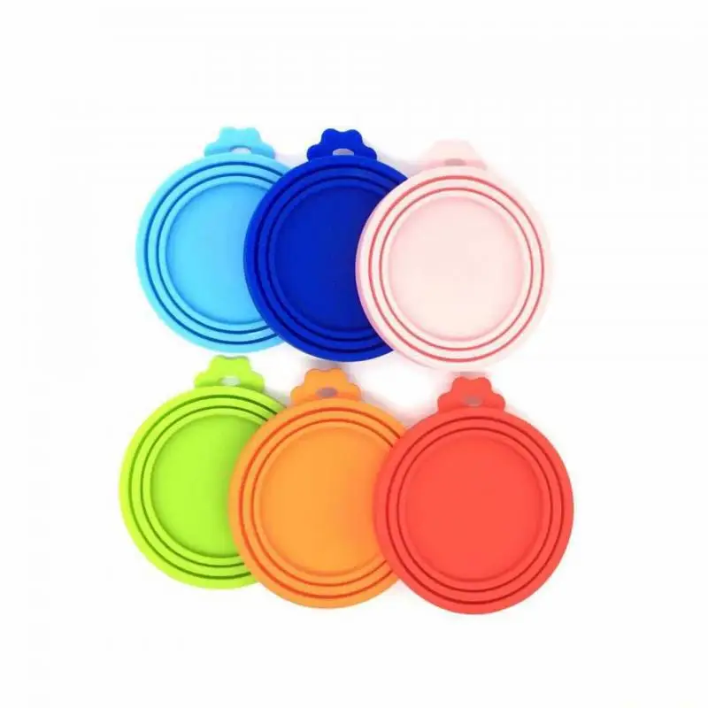 Pet Can Lid Portable Silicone Dog Cat Canned Lid Pet Food Cover Storage Fresh-keeping Lids Fast Delivery Direct Sales Supplies images - 6