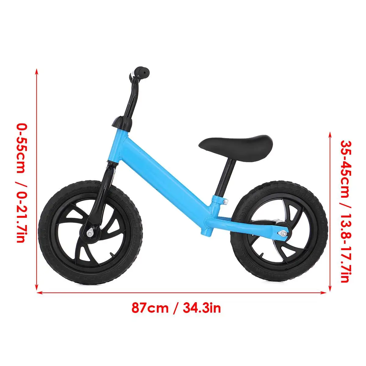 

12inch Children's Balance Bike Without Pedal Kid Two-wheeled Baby Slide Toddler Bike Outdoor Sports Ride on Car Riding Toys