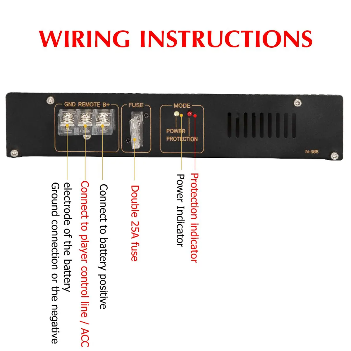 

Hot Sales 2200W Car Amplifiers Stereo Audio Power Amplifier 2 Channel Class A/B Subwoofer Stereo Surround DC 10-16V