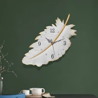 Modern Nordic light luxury decorative living room wall clock personalized art atmospheric ornaments