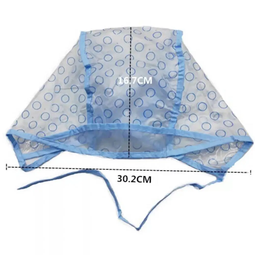

70% Hot Sale Double-layer Plastic Disposable Hair Highlighting Caps Dye Hat with Hook Needle