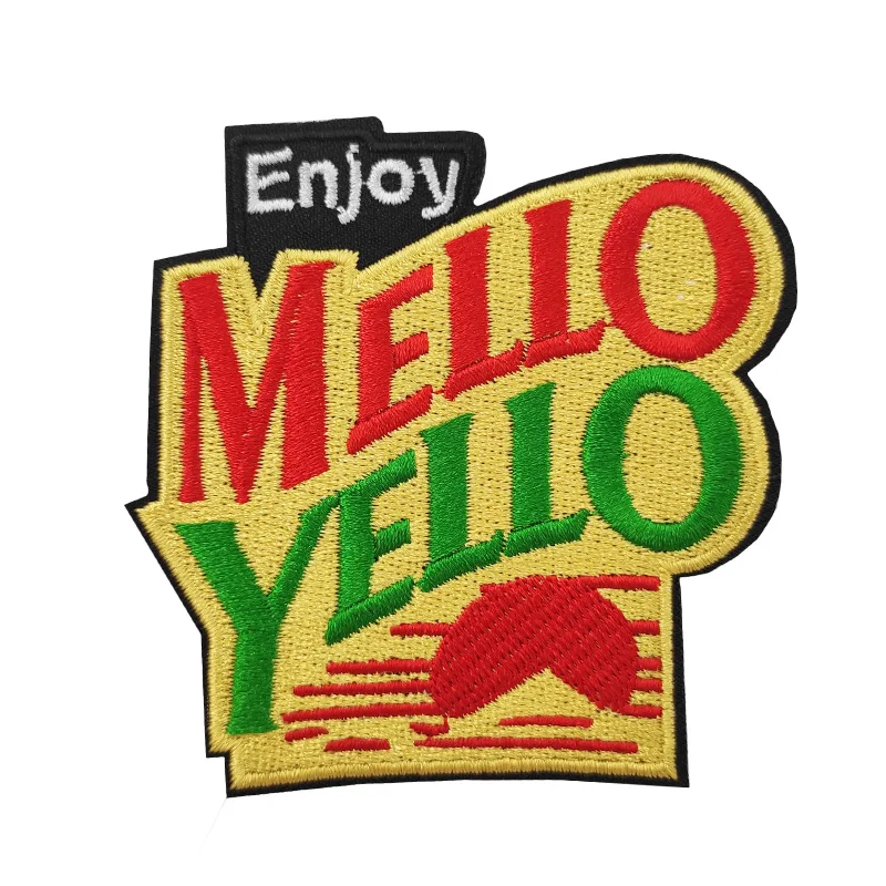 Наслаждайтесь вышивкой Mello Yello нашивкой и утюгом | Дом сад
