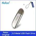 USB флеш-накопитель Netac 32 64 128 16 Гб металлический Флешка 128 Гб 64 ГБ 32 ГБ 16 ГБ флеш-накопитель 3,0 USB флешка диск на ключе память для телефона