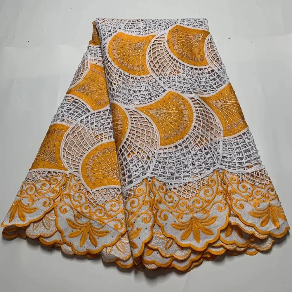 

2021 Latest Nigerian French Swiss Voile Lace In Switzerland For Party 2021 New Design African Guipure Net Laces Fabric 5 Yards