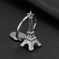 fashion paris eiffel tower shape keychain novelty gadget trinket souvenir christmas gift keychain drop shipping