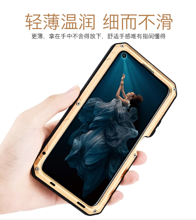 original imatch aluminum metal silicone shockproof case for oppo find x3 x3 pro dirt shock proof case cover free global shipping