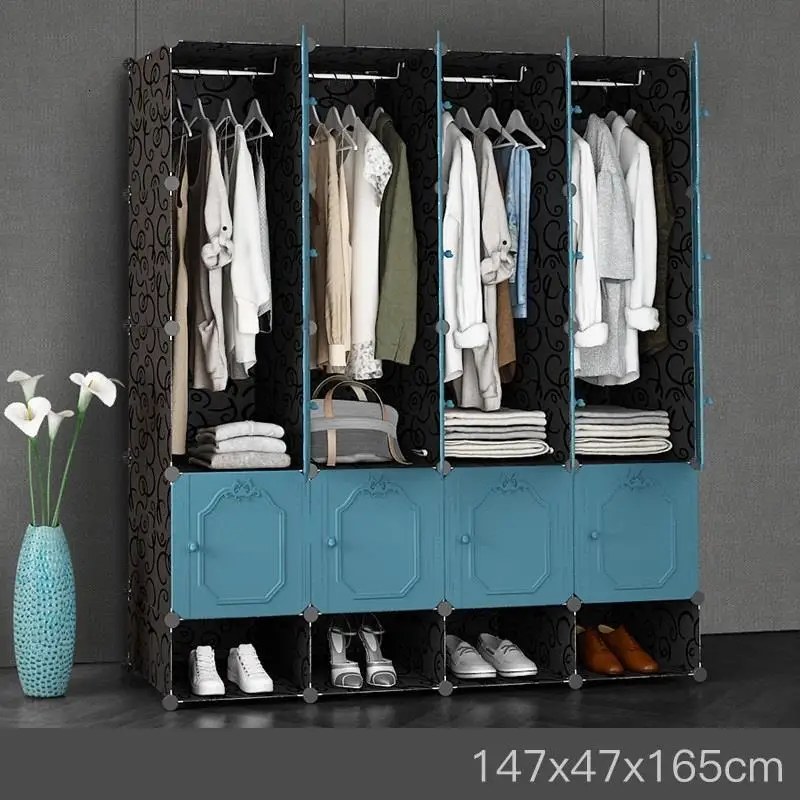 Version Q Мобильный дальномер Chambre Kleiderschrank Armario Tela Meble комод мебель для спальни Guarda Roupa Mueble шкаф - Цвет: Version Q