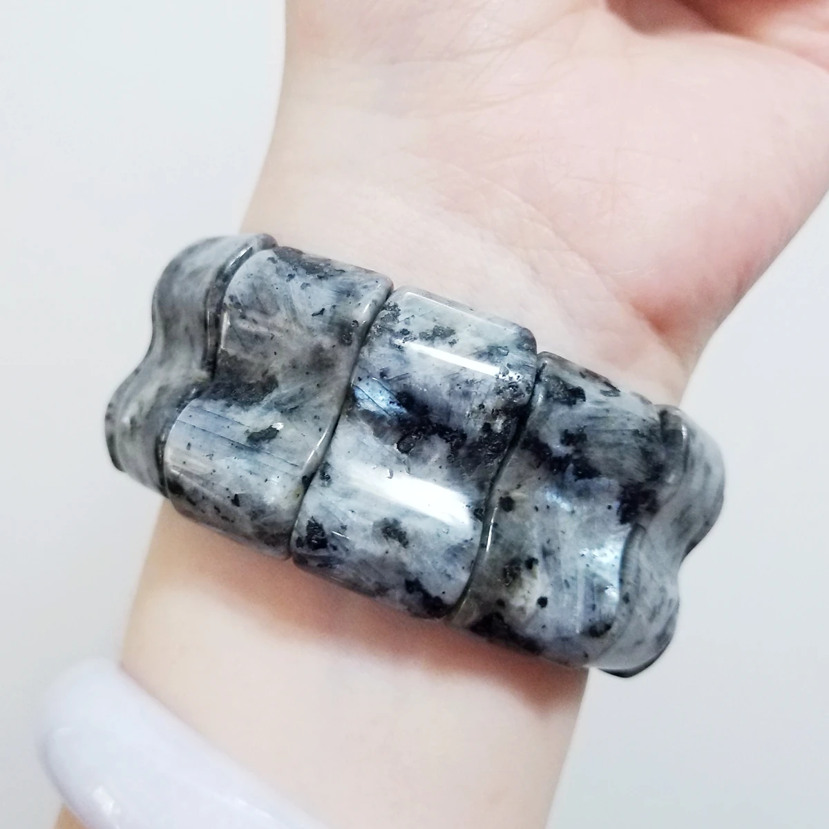 

Браслет женские из Лабрадорита, 18-19 см