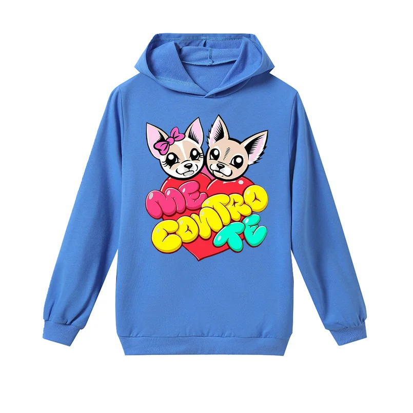 Толстовки с капюшоном «Me Contro Te» новые весенне-осенние Топы с длинными рукавами и рисунком для маленьких мальчиков и девочек, одежда